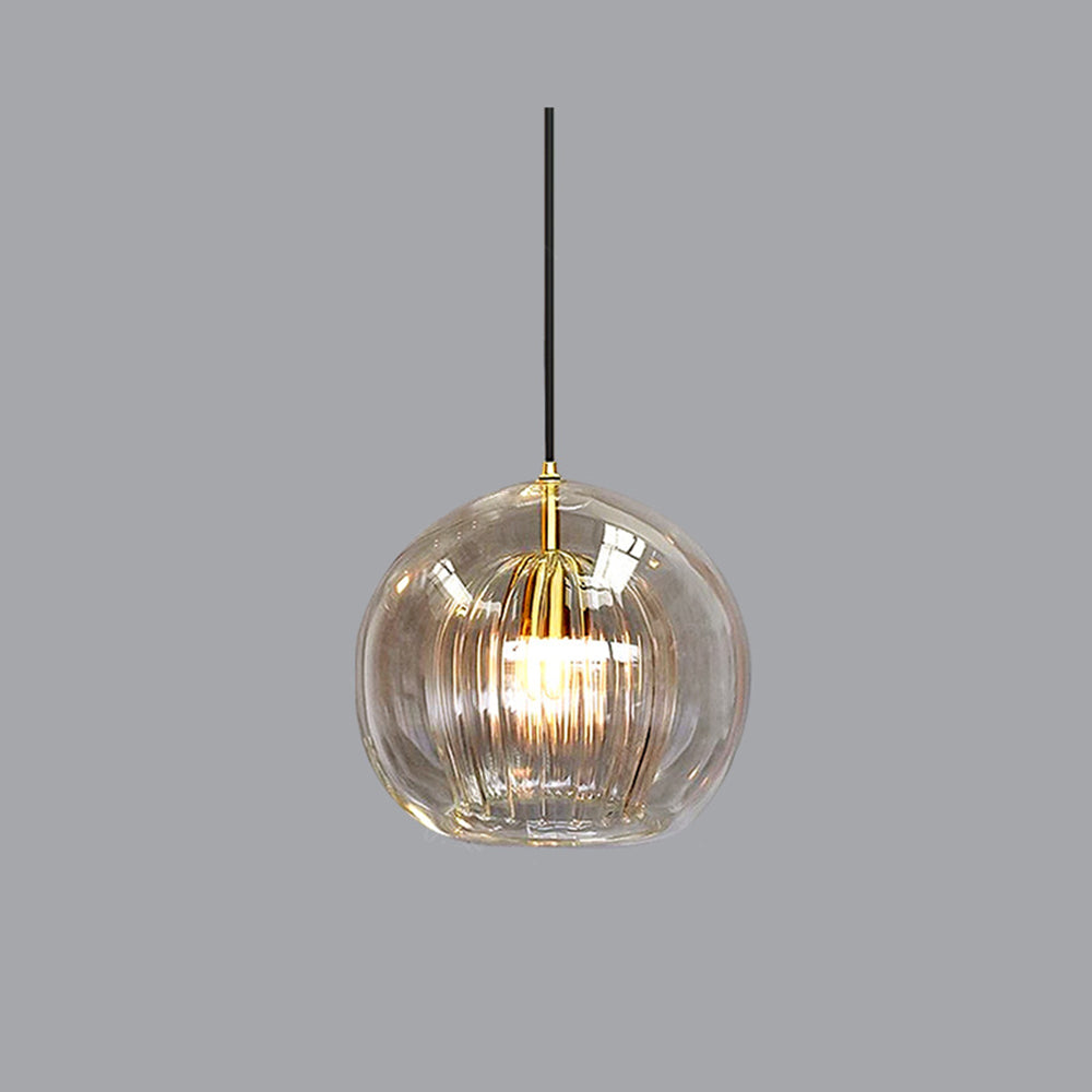 Elegancka i ciepła szklana lampa wisząca – styl i wyrafinowanie 