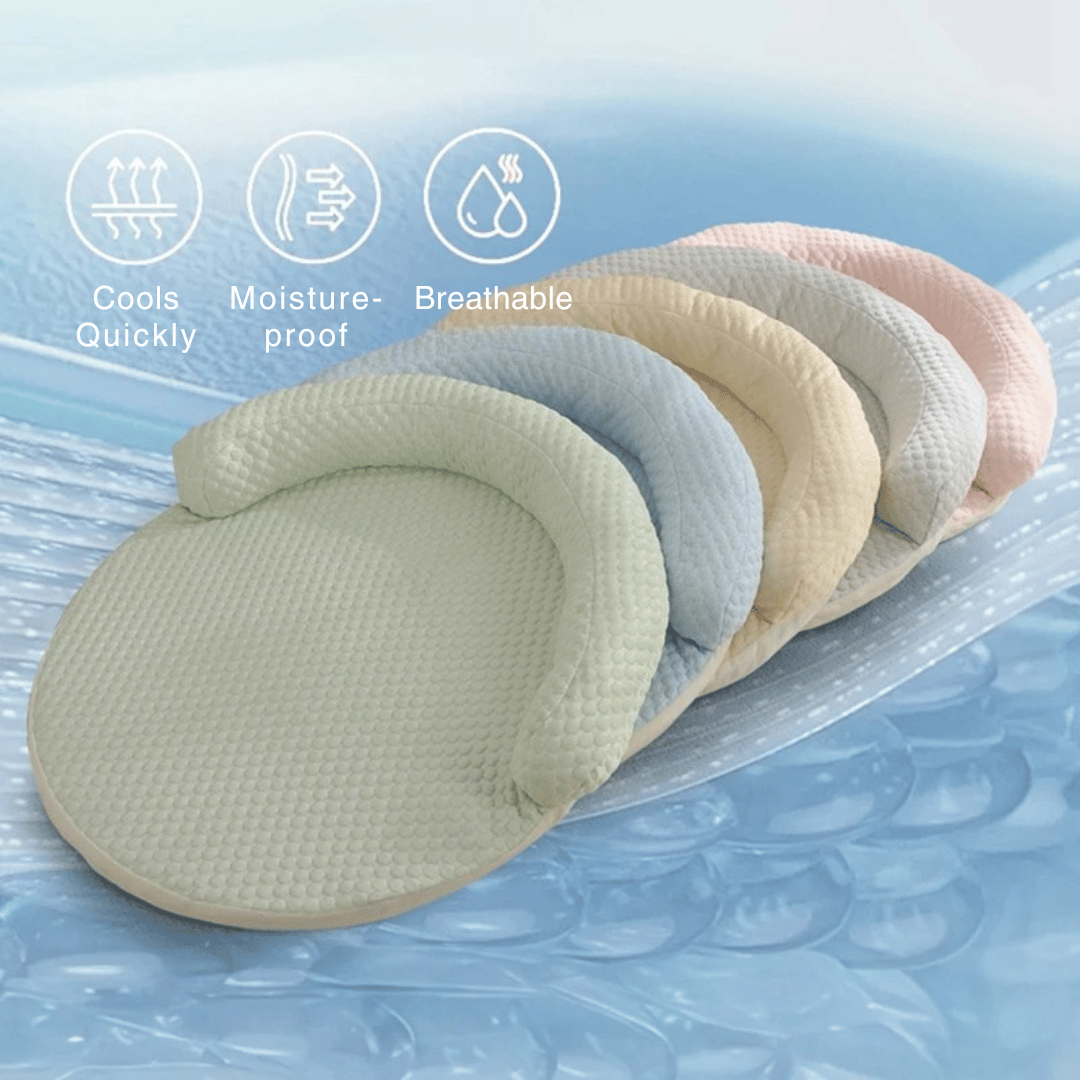 Tapete Refrescante Redondo – Com Área de Descanso Elevada 