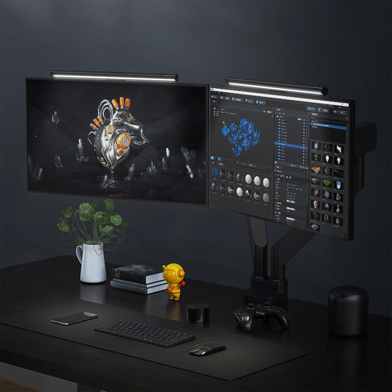 Lámpara LED de Escritorio - Iluminación Inalámbrica para Pantalla 