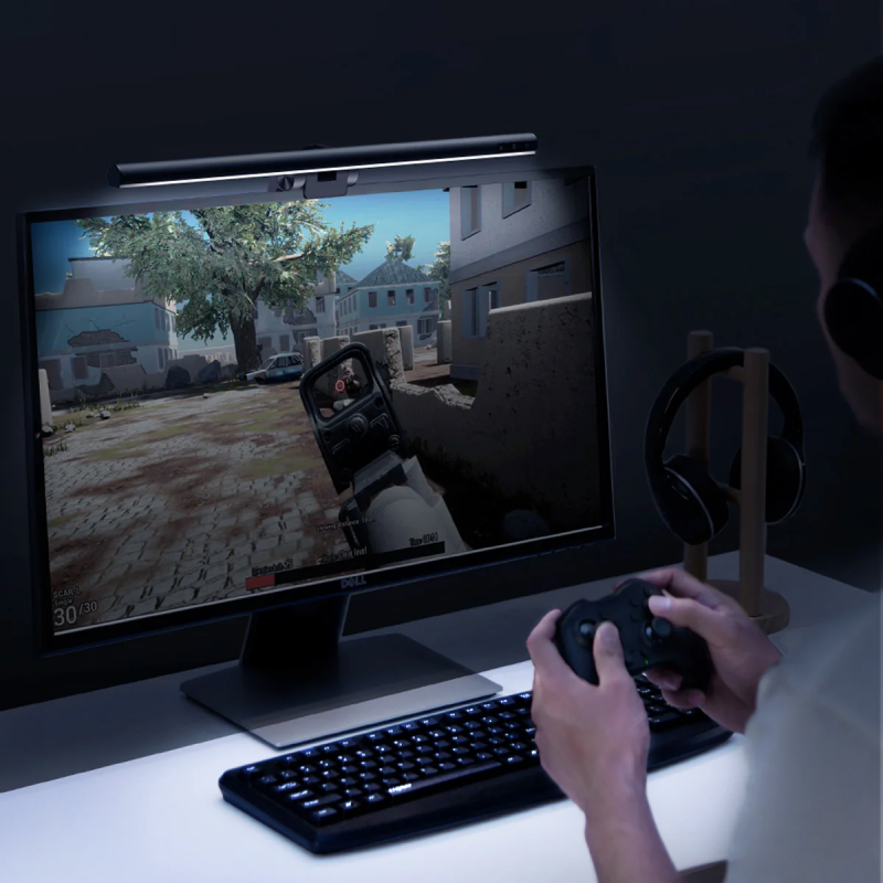 Lámpara LED de Escritorio - Iluminación Inalámbrica para Pantalla 