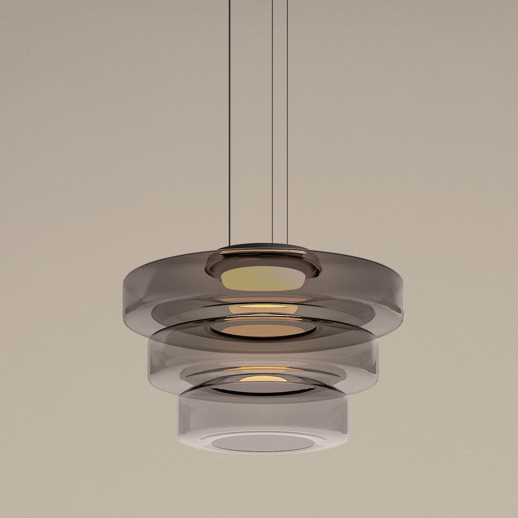 Glazen hanglamp in Bauhaus-stijl - Elegantie en moderniteit