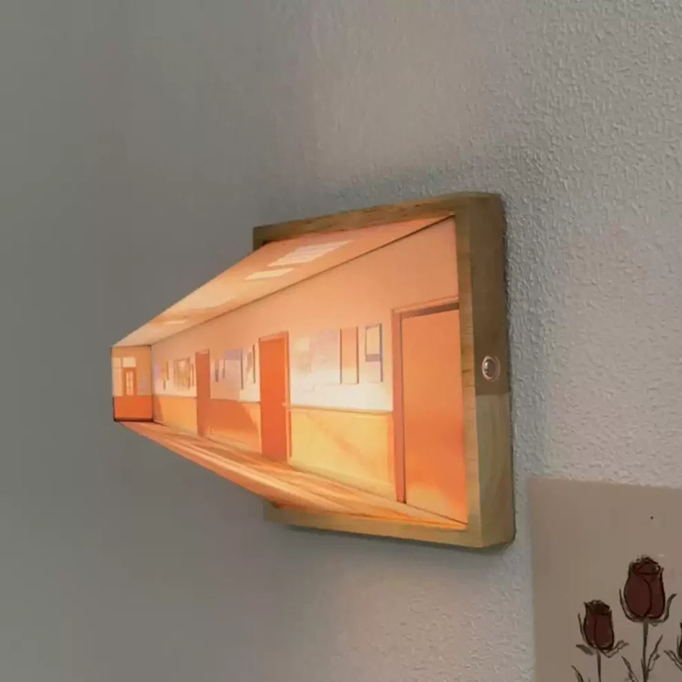 Vegglampe Dekorativ – Visuell Illusjon 3D 