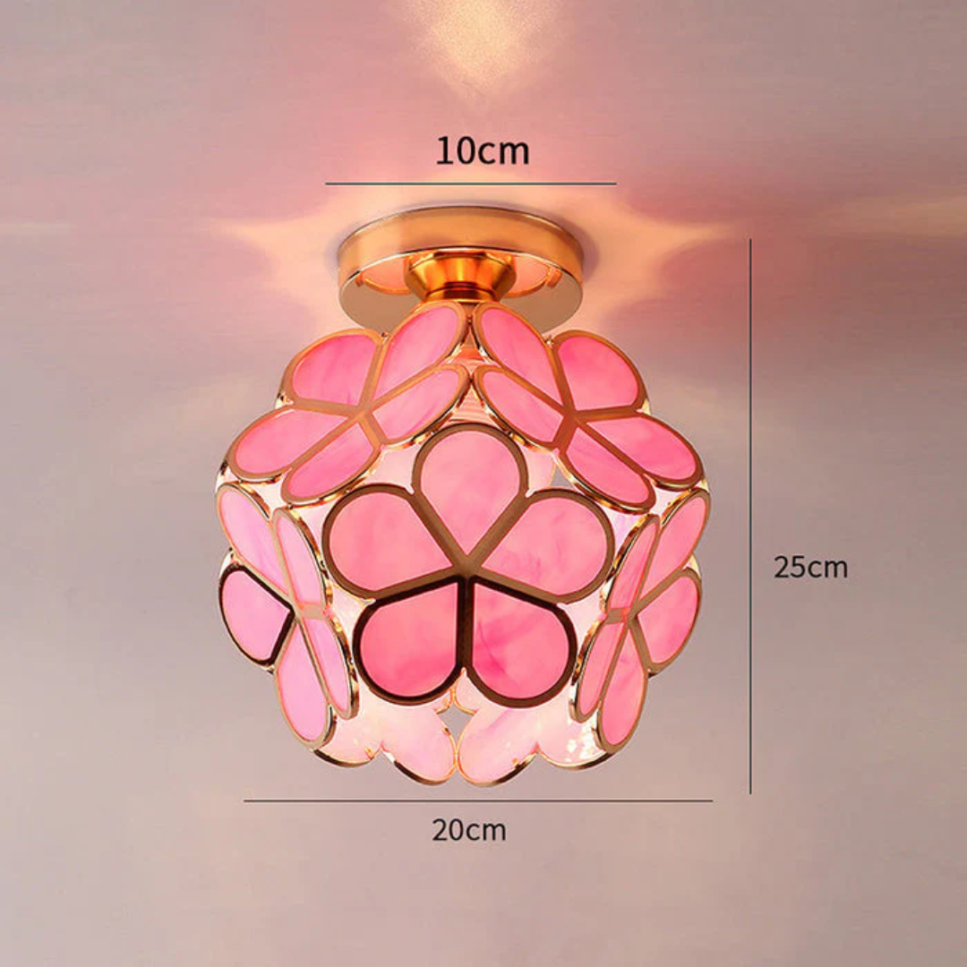 Lampa sufitowa w kształcie kwiatu – delikatny i nowoczesny design 
