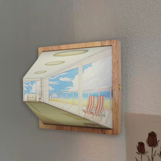 Vegglampe Dekorativ – Visuell Illusjon 3D 