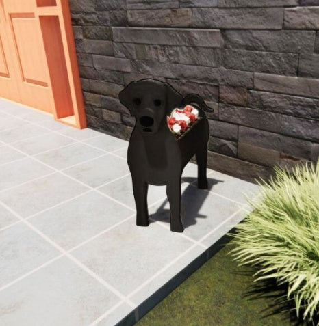 Original Blomsterkrukke — Hundeform 