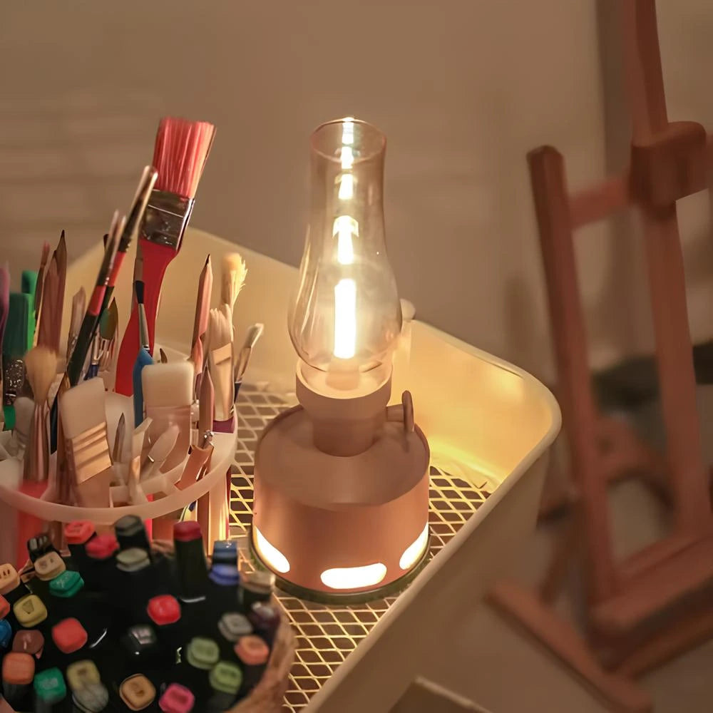 Lanterne LED Style Rétro – Éclairage Décoratif Élégant