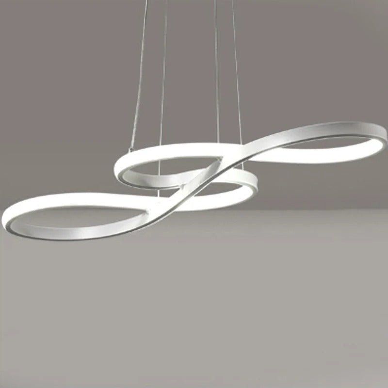 Suspensie LED Modernă cu Inele – Design Elegant și Futurist 