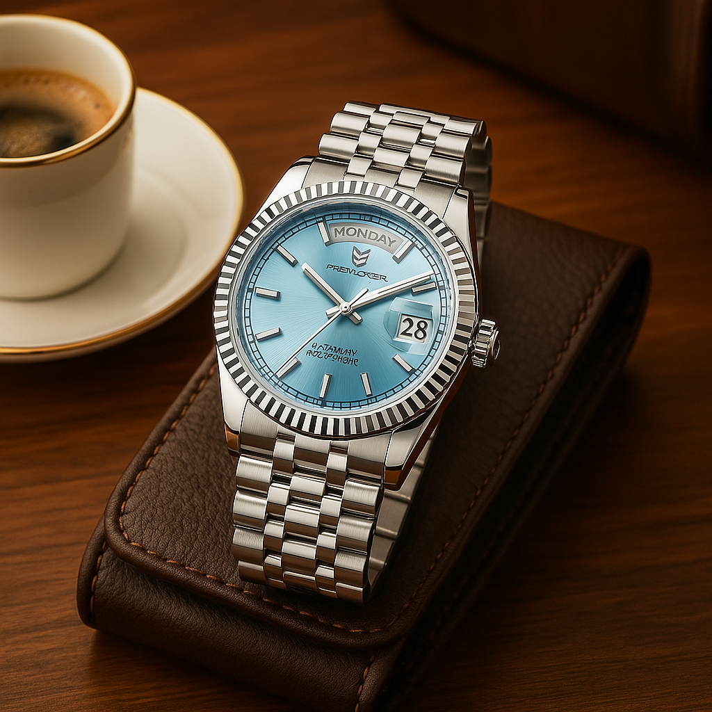 Boris | Montre Élégante – Mouvement Automatique Et Affichage De La Date