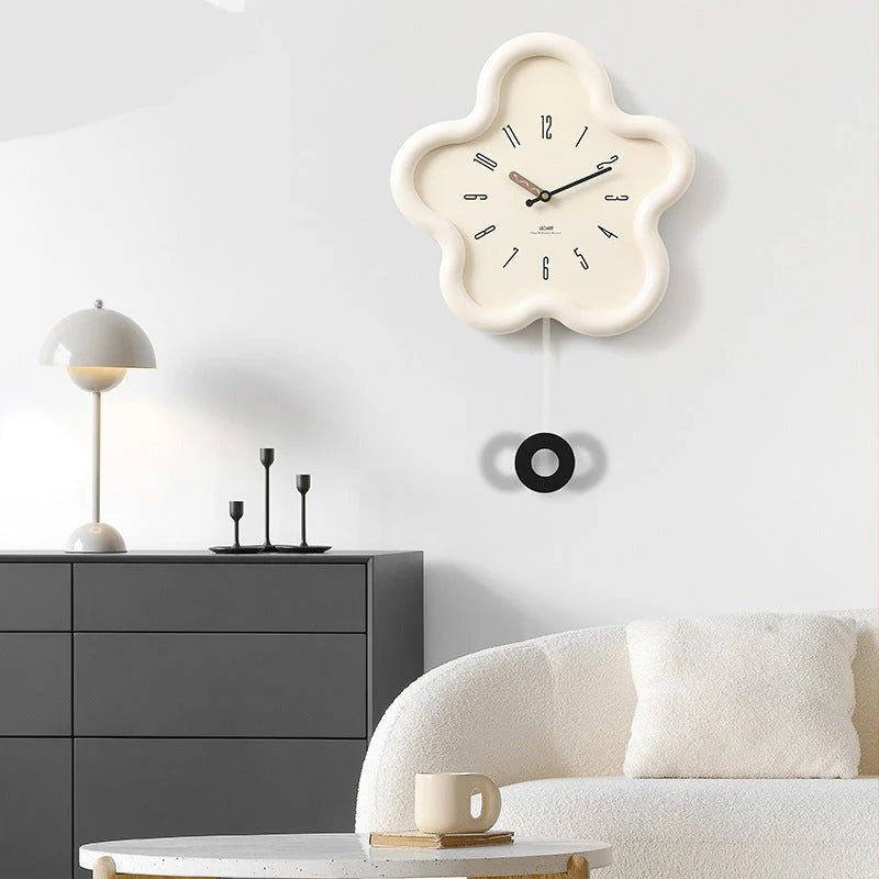 Reloj de Pared Reloj de Flores 3D – Elegancia Decorativa y Estilo Moderno 