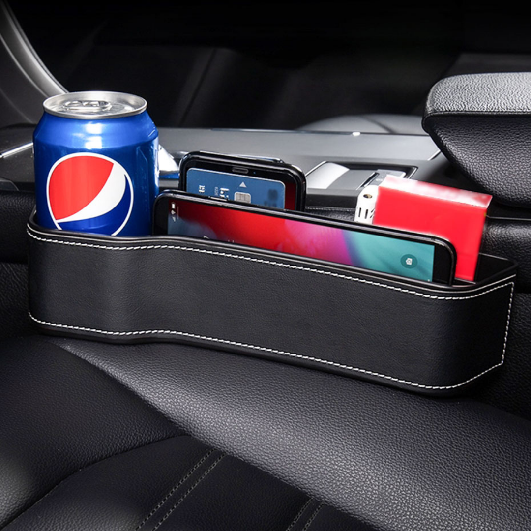 Organizér na konzolu sedadla v aute - praktický úložný priestor a rýchly prístup
