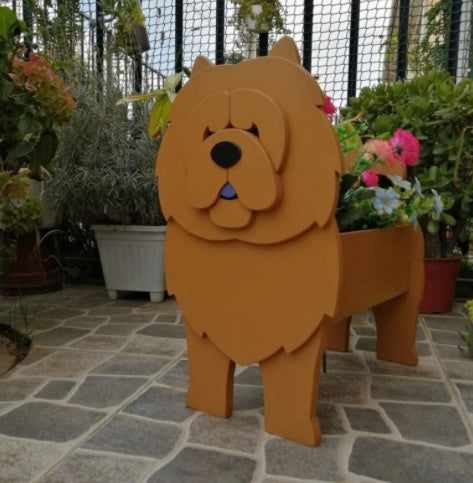 Original Blomsterkrukke — Hundeform 