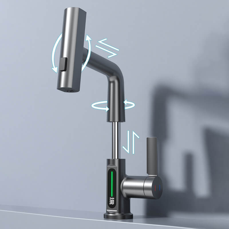 Intelligent Flexible Faucet – Digital Display and Real-Time Temperature 