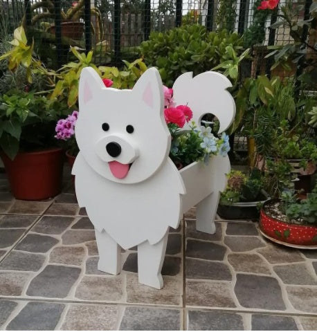 Original Blomsterkrukke — Hundeform 