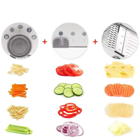 Mandoline De Cuisine Multifonction — Précision & Sécurité Maximales