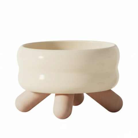 Design Raised Cat Bowl - Comfort & Natural Elegance