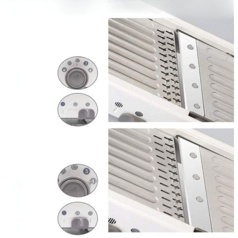 Mandoline De Cuisine Multifonction — Précision & Sécurité Maximales