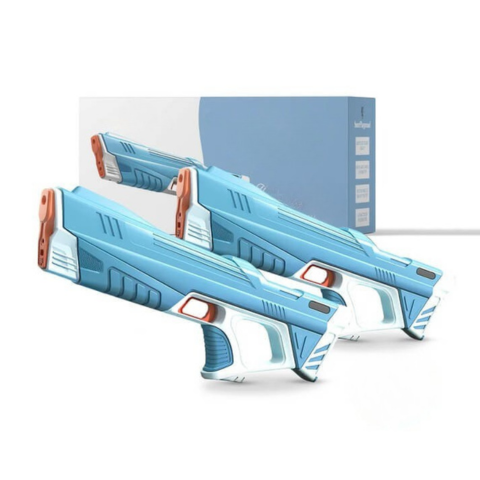 Pistolet À Eau Électrique — Recharge Automatique Et Jet Puissant