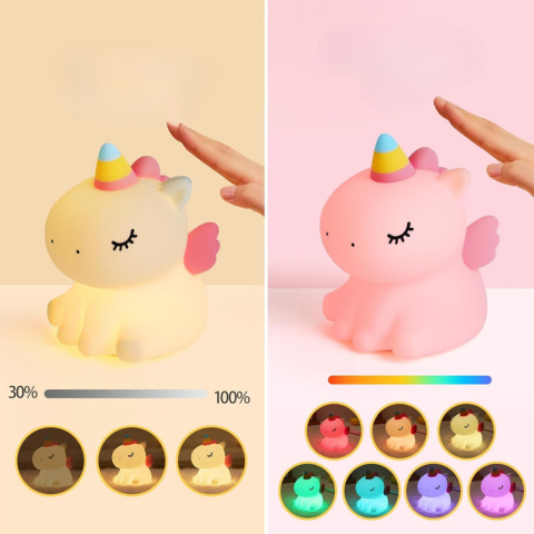 Nattlampa Enhörning – Lugnande Ljus Och Förtrollande Drömmar 