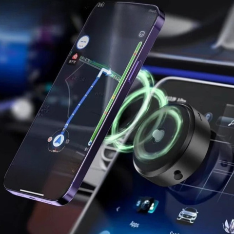 360° magneettinen autopuhelimen pidike - turvallinen kiinnitys ja käytännöllinen käyttö