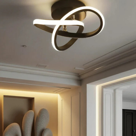 Nowoczesna lampa sufitowa LED – Elegancja i wydajność 
