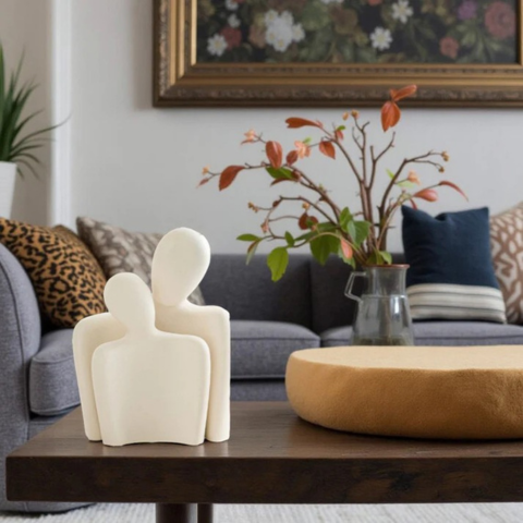 Skulptur Par Enlaced – Kunstnerisk Og Følelsesmessig Utstråling 