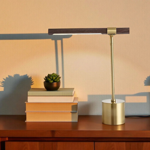 Lâmpada de Mesa LED – Elegância e Simplicidade 