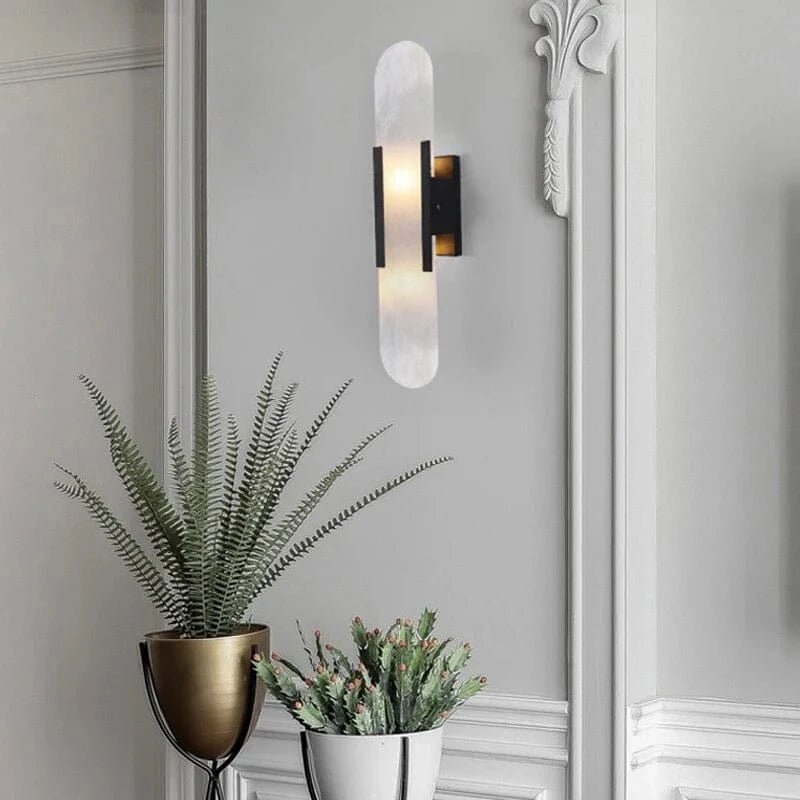 Svart og Gull LED Vegglampe – Moderne Eleganse og Stilig Design 