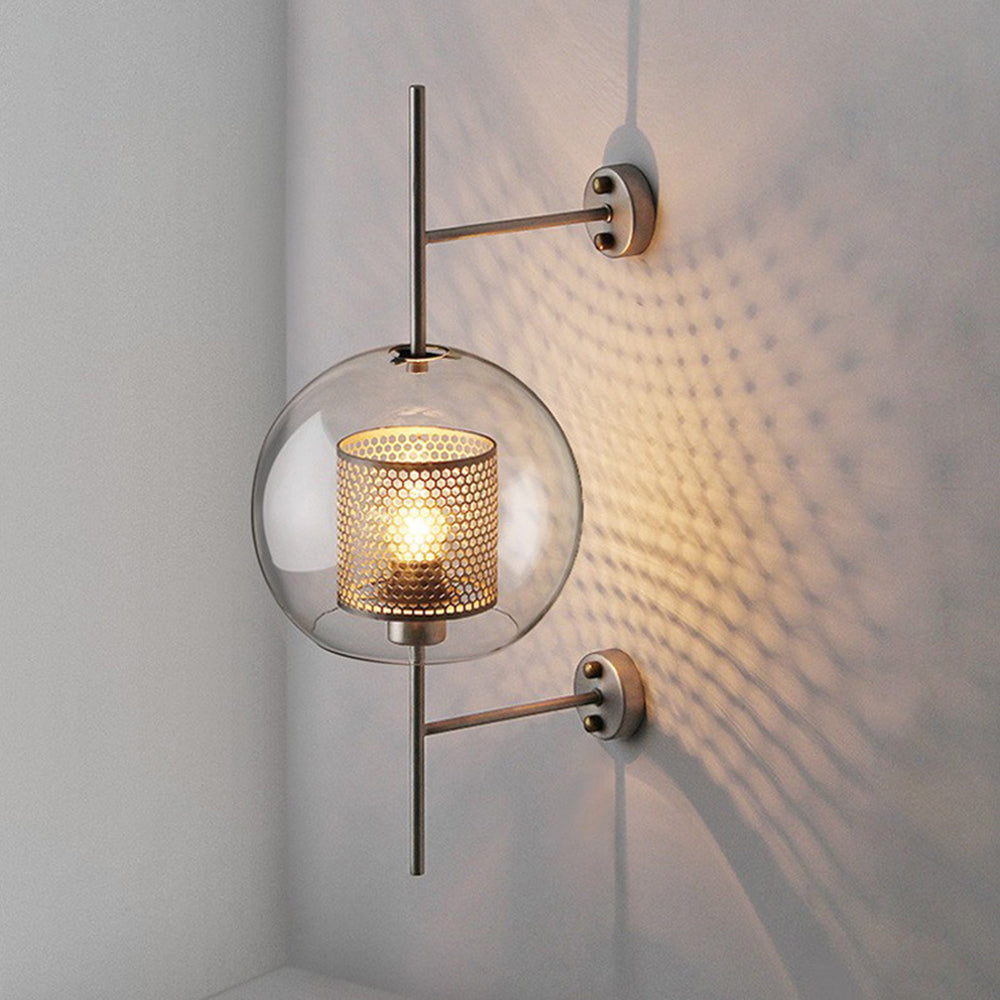 Lámpara de pared industrial geométrica - Estilo y modernidad