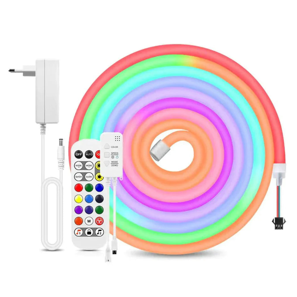 Neón Flexible LED – Control Fácil a Través de Aplicación Móvil 