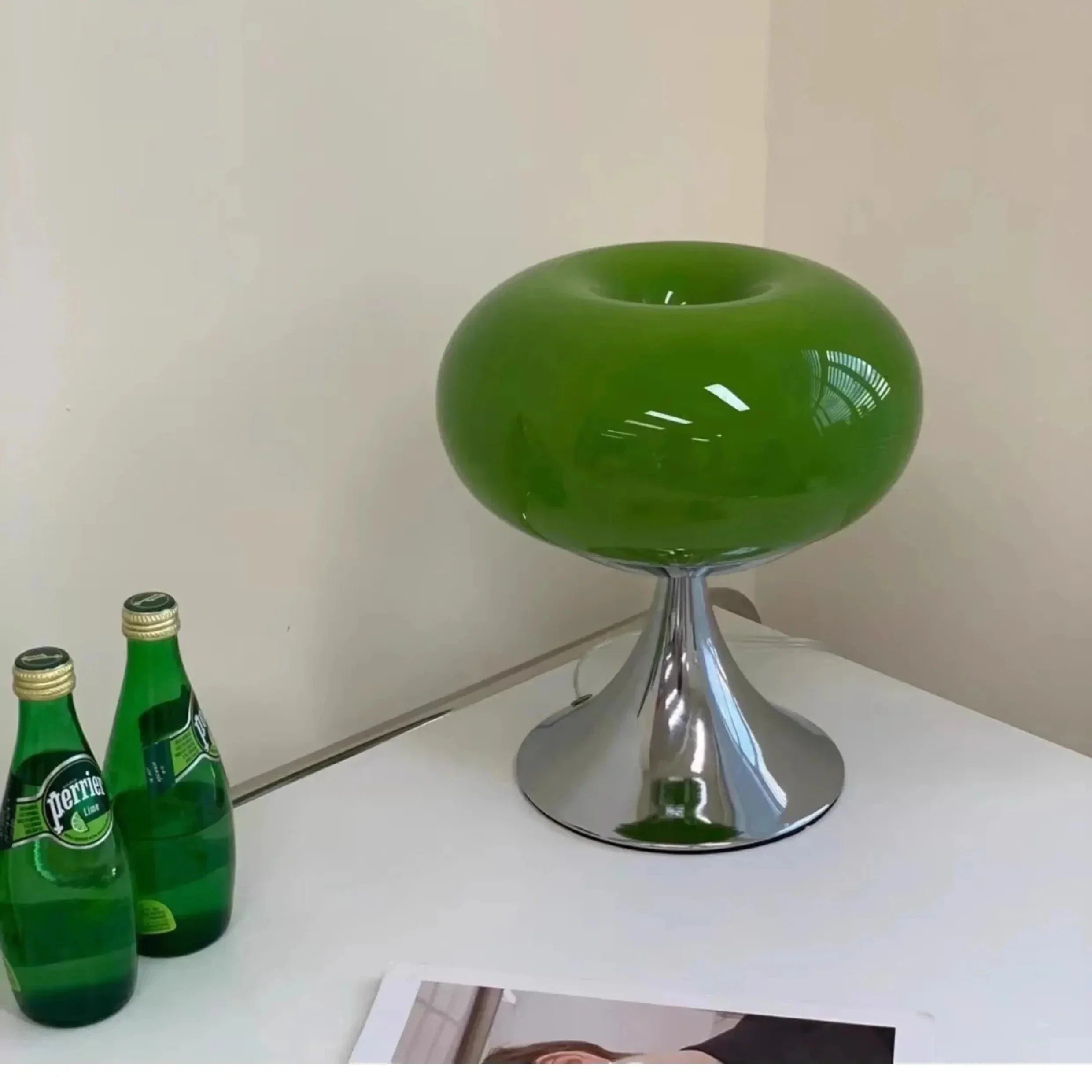 Lâmpada de Mesa Vintage Estilo Bauhaus 