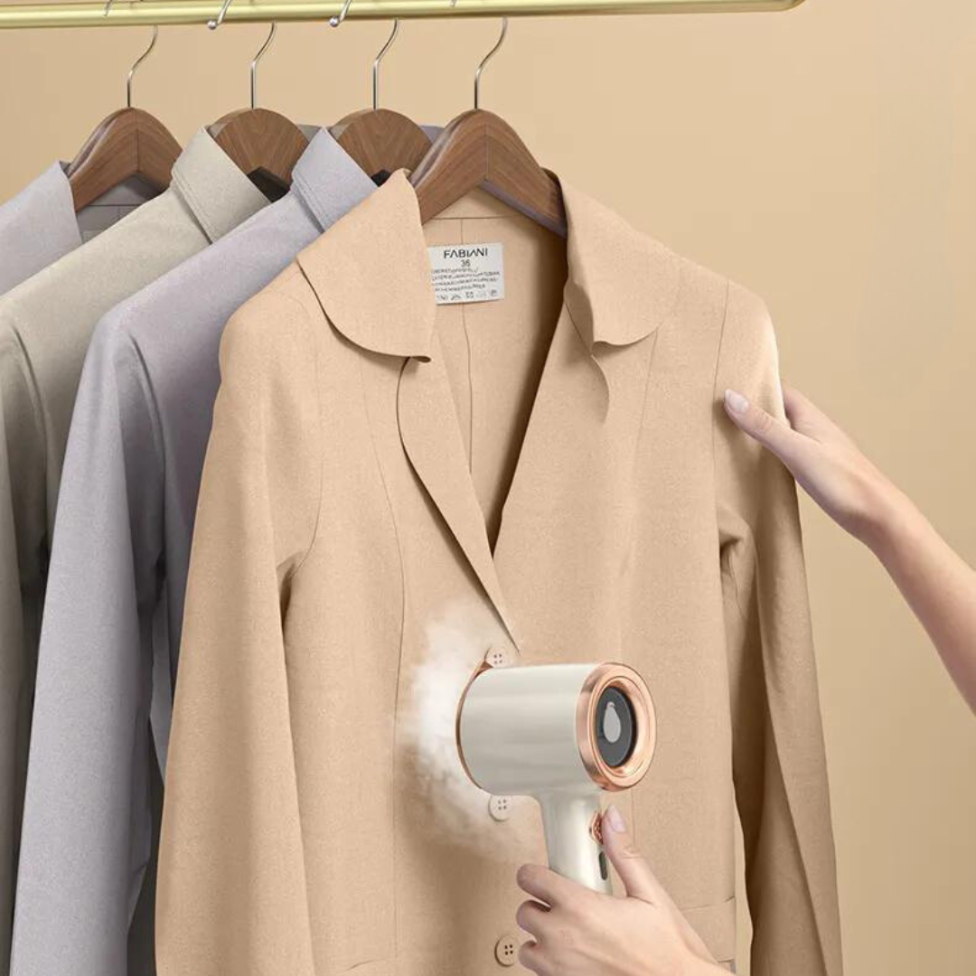 USB充電式ポータブルスチーマー — コンパクトで持ち運びが簡単 