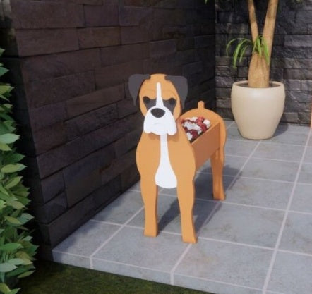 Original Blomsterkrukke — Hundeform 