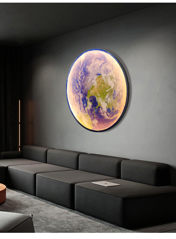 Lampa ścienna 3D LED – Księżyc dla wyjątkowej atmosfery 