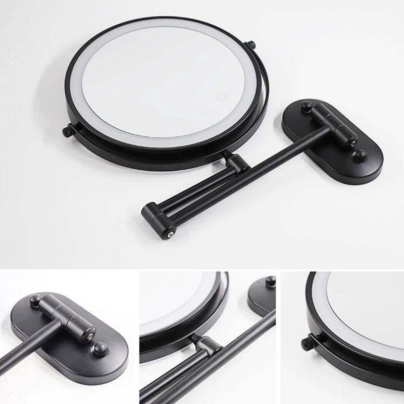 Makeup Mirror – LED Lighting, Magnifying Effect and Wireless 