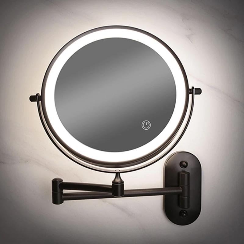 Makeup Mirror – LED Lighting, Magnifying Effect and Wireless 
