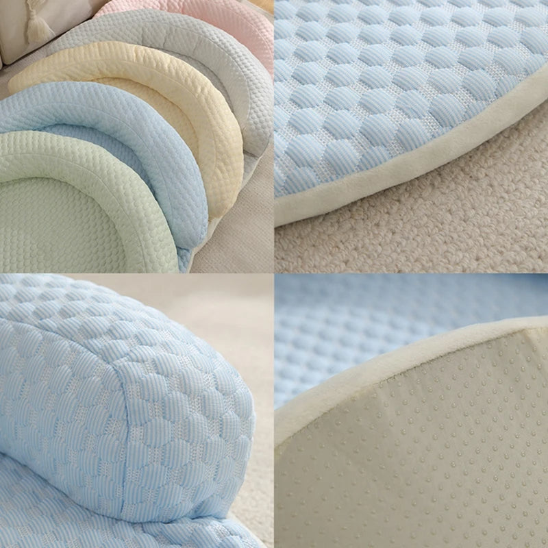 Tapete Refrescante Redondo – Com Área de Descanso Elevada 