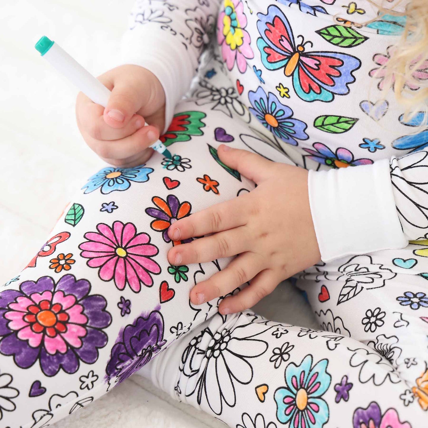 Pyjama à colorier pour enfants – Stimule la créativité