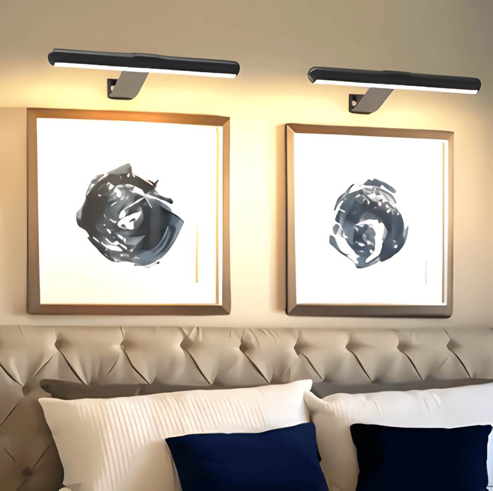 Draadloze USB-oplaadbare LED-wandlamp - volledig draaien en handig opladen