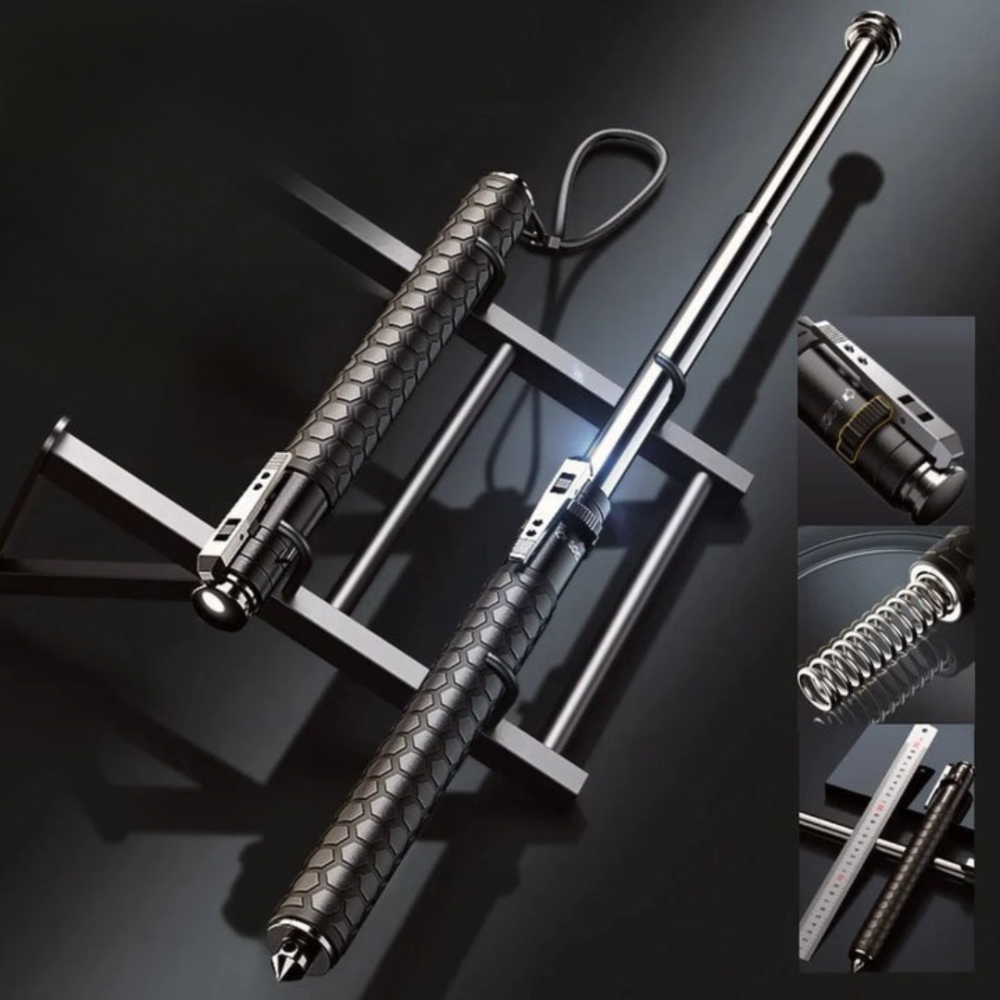 Sammenleggbar Turstav – Belysning og Stabilitet 