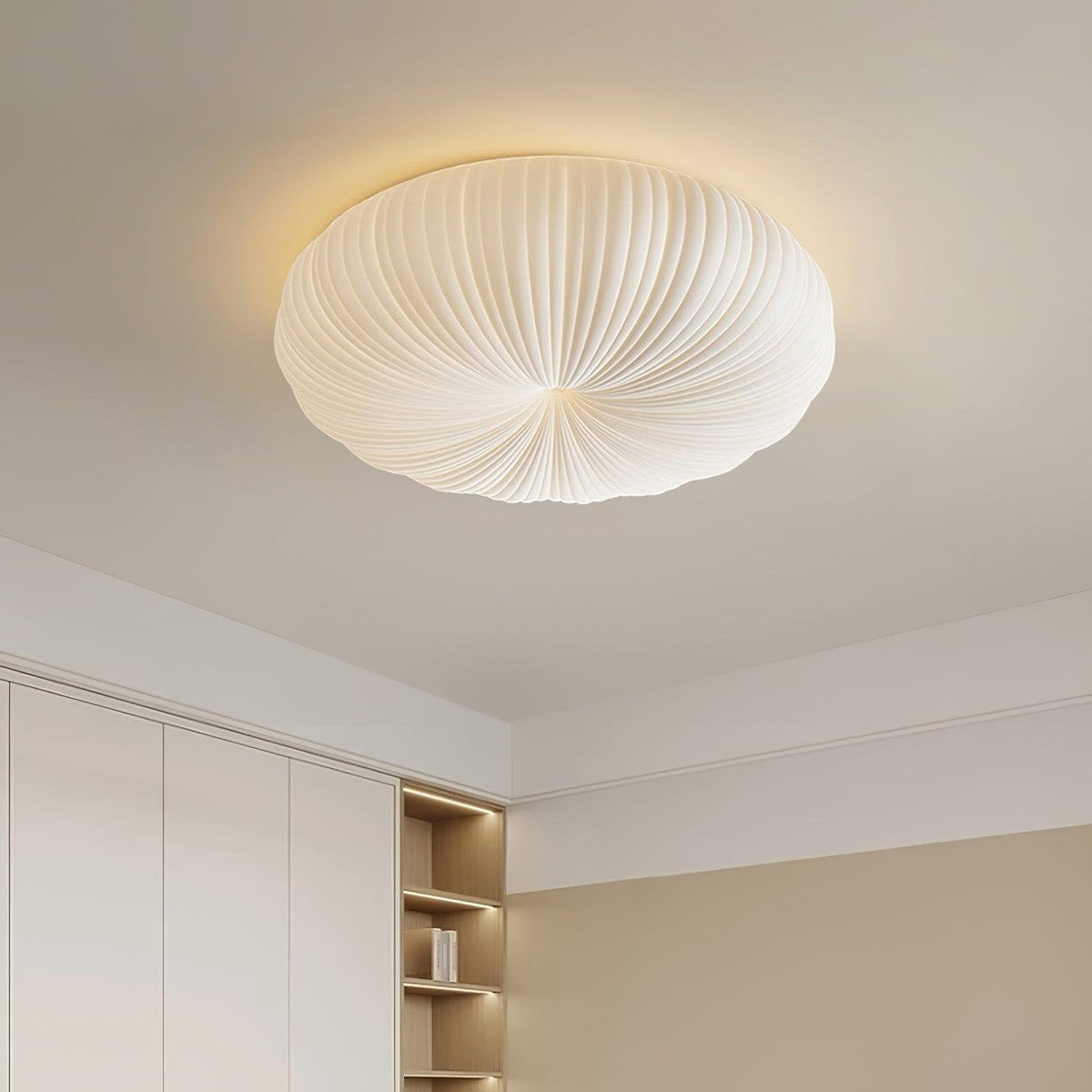 Elegancka nowoczesna lampa sufitowa – regulowane światło i spersonalizowana atmosfera 