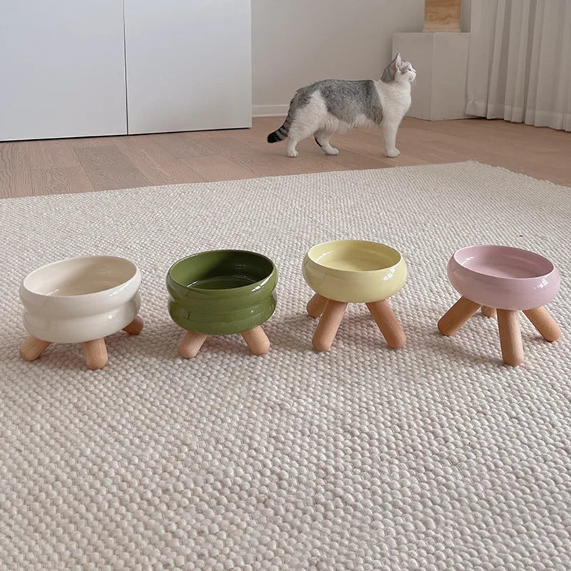 Taça para gatos com design elevado - Conforto e elegância natural