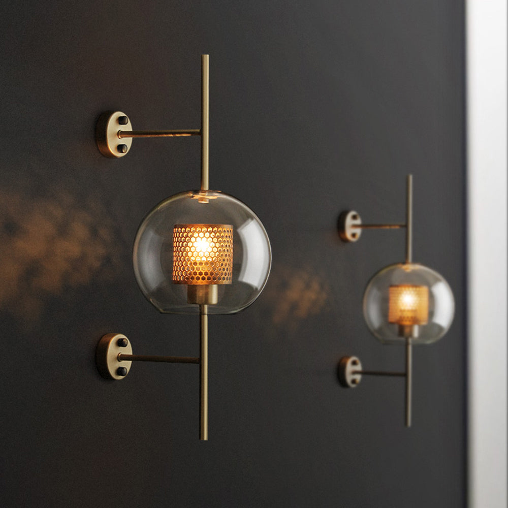 Lámpara de pared industrial geométrica - Estilo y modernidad