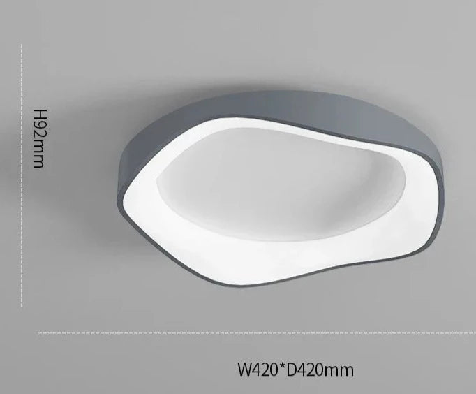 مصباح سقف LED غير متماثل - اتجاه وأنيقة 