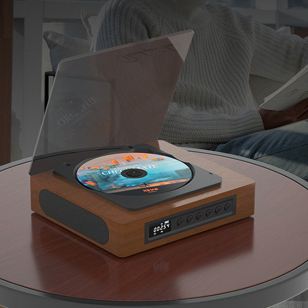 Bluetooth Retro CD Player With Type-C Port - Superior Connectivity & Audio Quality