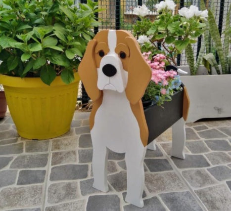 Original Blomsterkrukke — Hundeform 