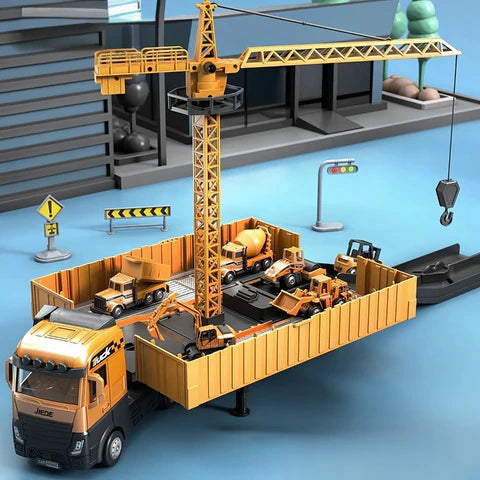 Camion De Construction 2-En-1 Avec Outils — Créativité & Jeu Interactif